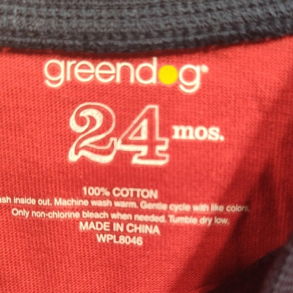 2 Greendog 100% Cotton Long-sleeved Y2K Boy's Shirts 24 Months NWT - Picture 10 of 10